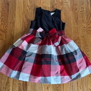 Gymboree Plaid Christmas Dress sz 4